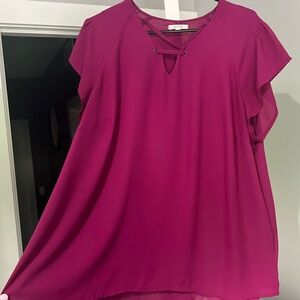 Maurice’s dressy magenta shirt